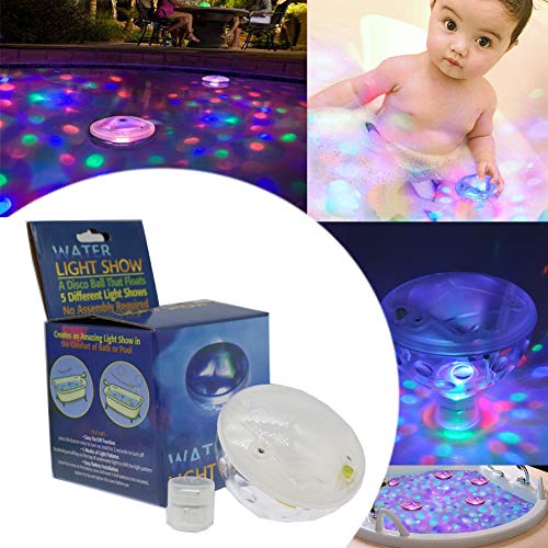 Lianqi Wasserdichte LED-Schwimmbecken-Lichter mit 5 verschiedenen Beleuchtung-Farben-Modus Mehrfarbig schwimmend auf Wasser für Show-Swimmingpool-Disco-Party-Badekurort-Bad-Teich